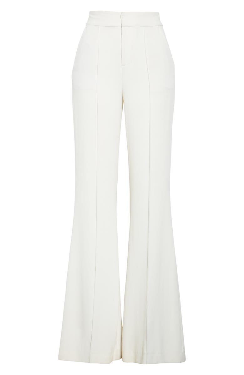 Alice + Olivia Dylan Bootcut Pants, Alternate, color, White