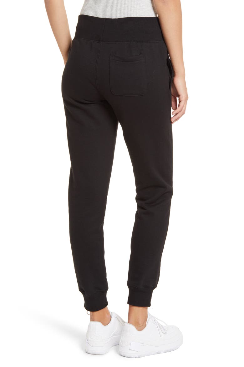 Fleece Joggers, Alternate, color, BLACK