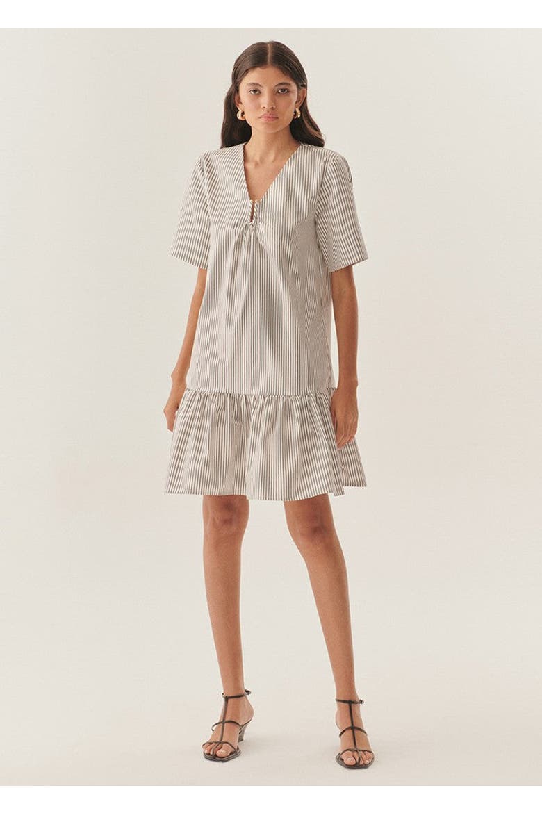 Jane Mini Dress, Main, color, BLACK-WHITE