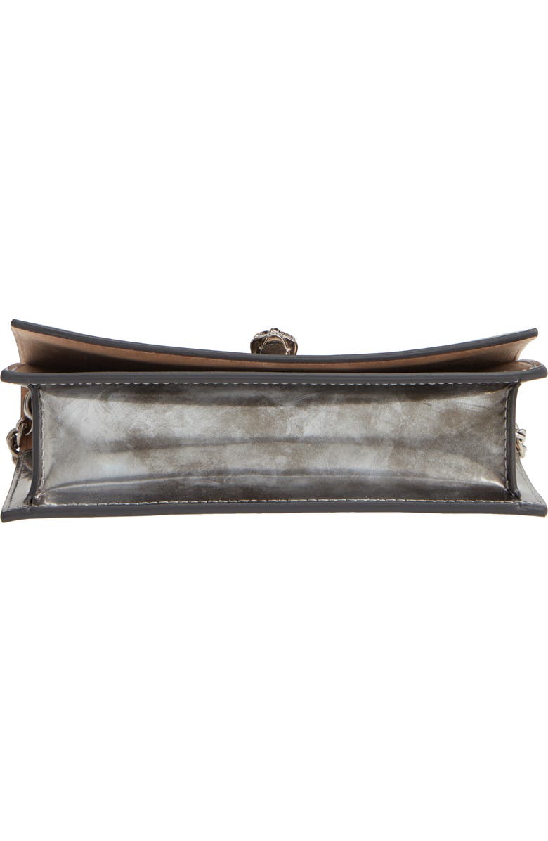 Alexander McQueen Mini Skull Brushed Leather Crossbody Bag, Alternate, color,