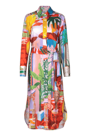 Untitled in Motion Ona Long Sleeve Shirt Dress