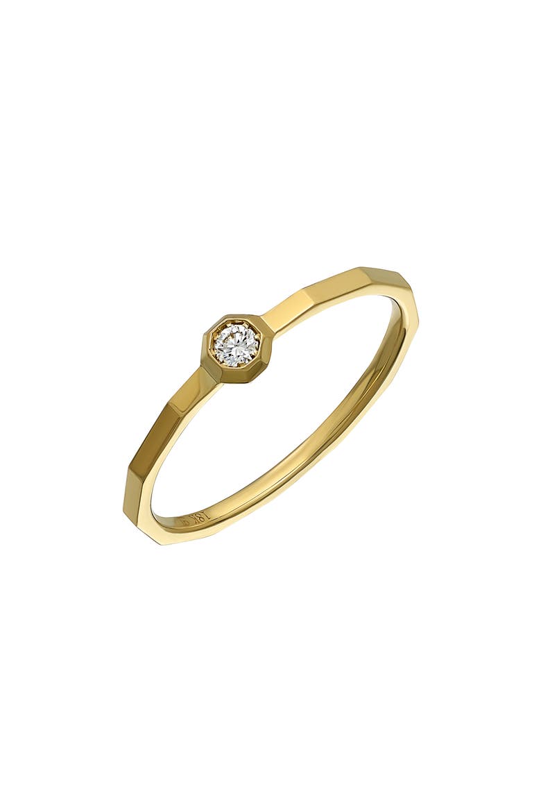 Monaco Diamond Stackable Ring (Nordstrom Exclusive), Main, color, 18K YELLOW GOLD