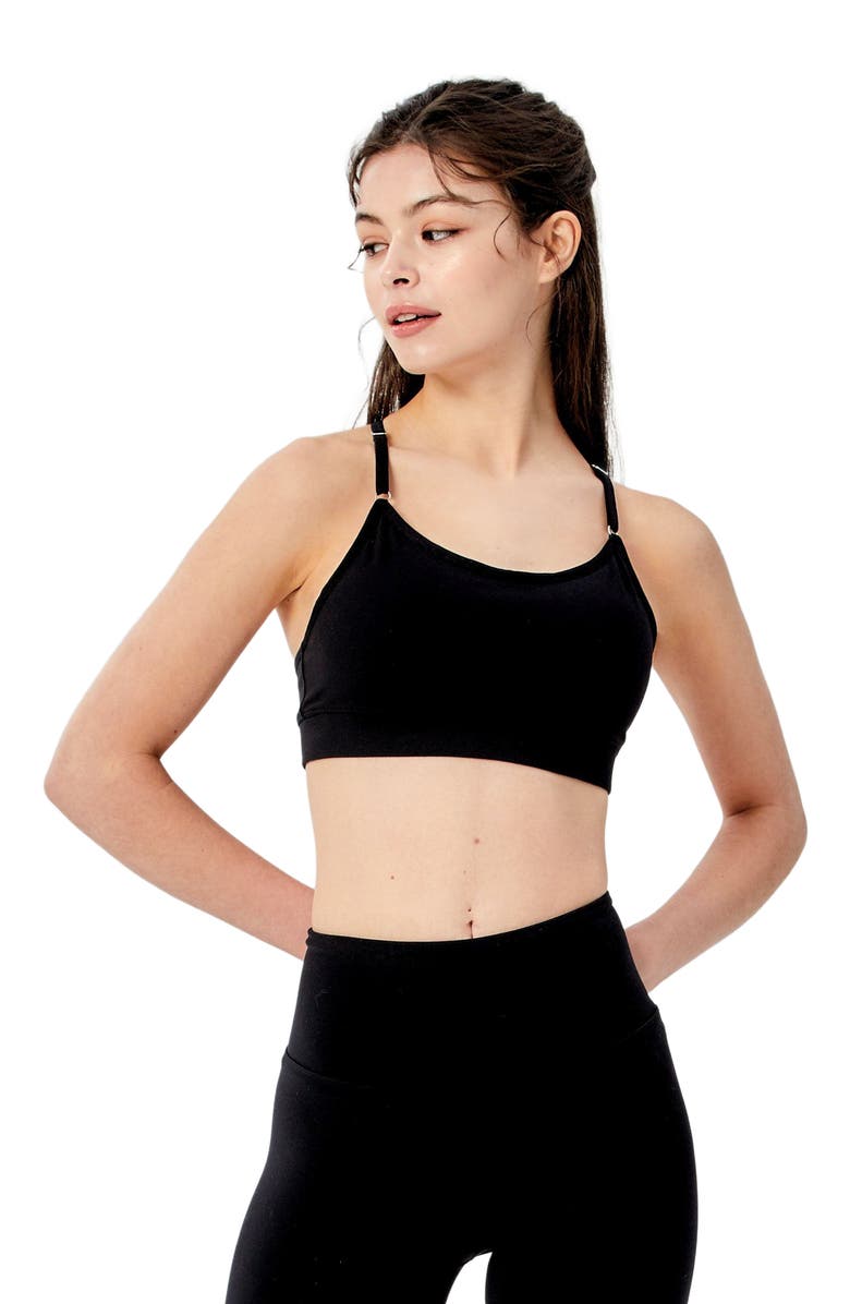 Rebody Active Luna Cloudlux Bra, Alternate, color, Metropolis Black/Black