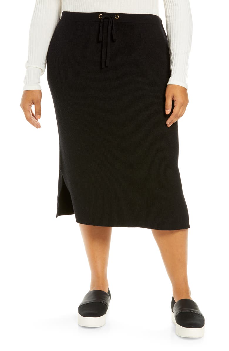 Caslon<sup>®</sup> Sweater Knit Skirt, Main, color,