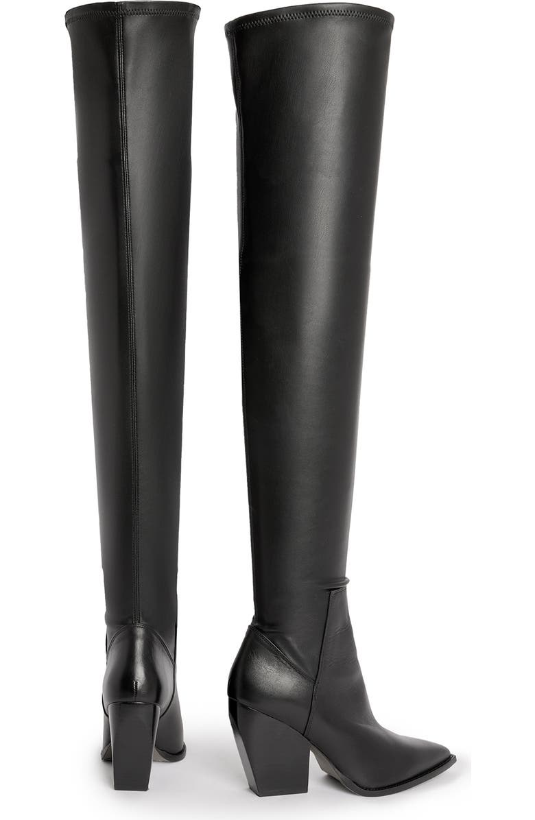 AllSaints Lara Thigh High Boot, Alternate, color,