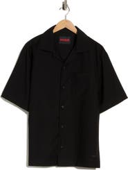 HUGO Espino Virgin Wool Blend Camp Shirt