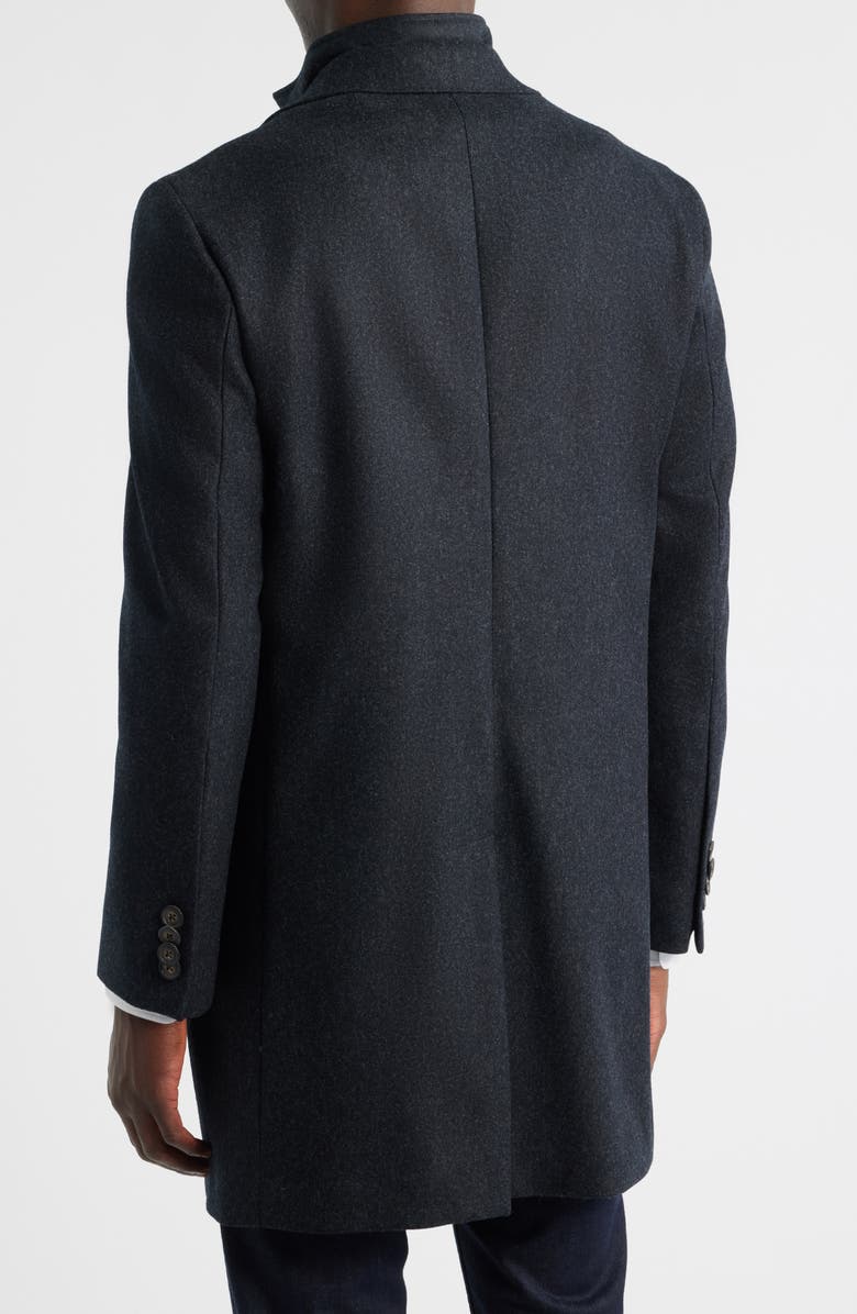 Jack Victor Delroy Wool Topcoat, Alternate, color, Charcoal