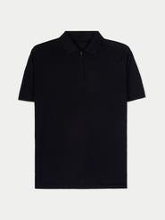 Gobi Cashmere Cashmere Silk Half-Zip Polo Top