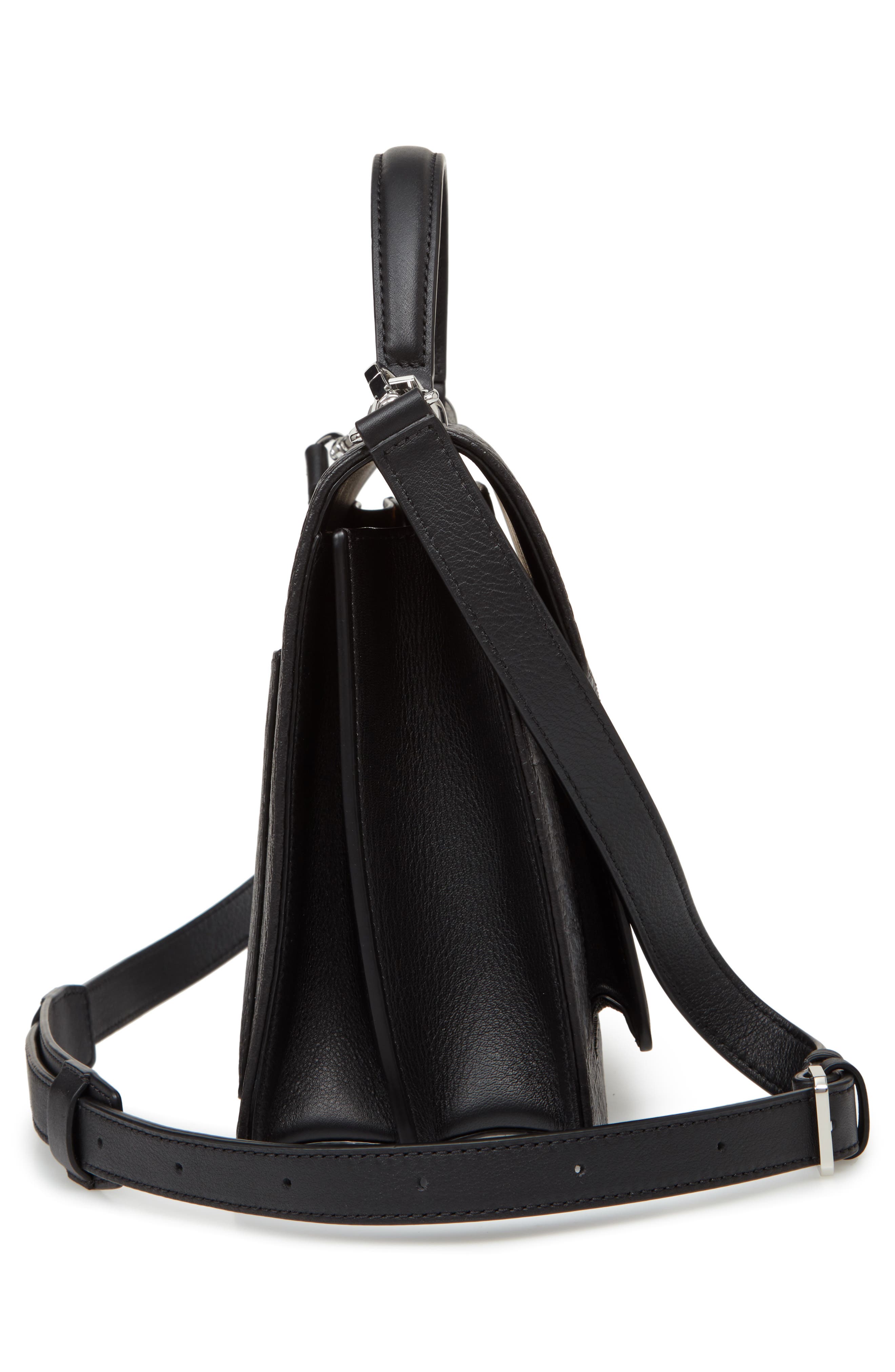 MCM Medium Patricia Visetos Coated Canvas Satchel, Alternate, color, 