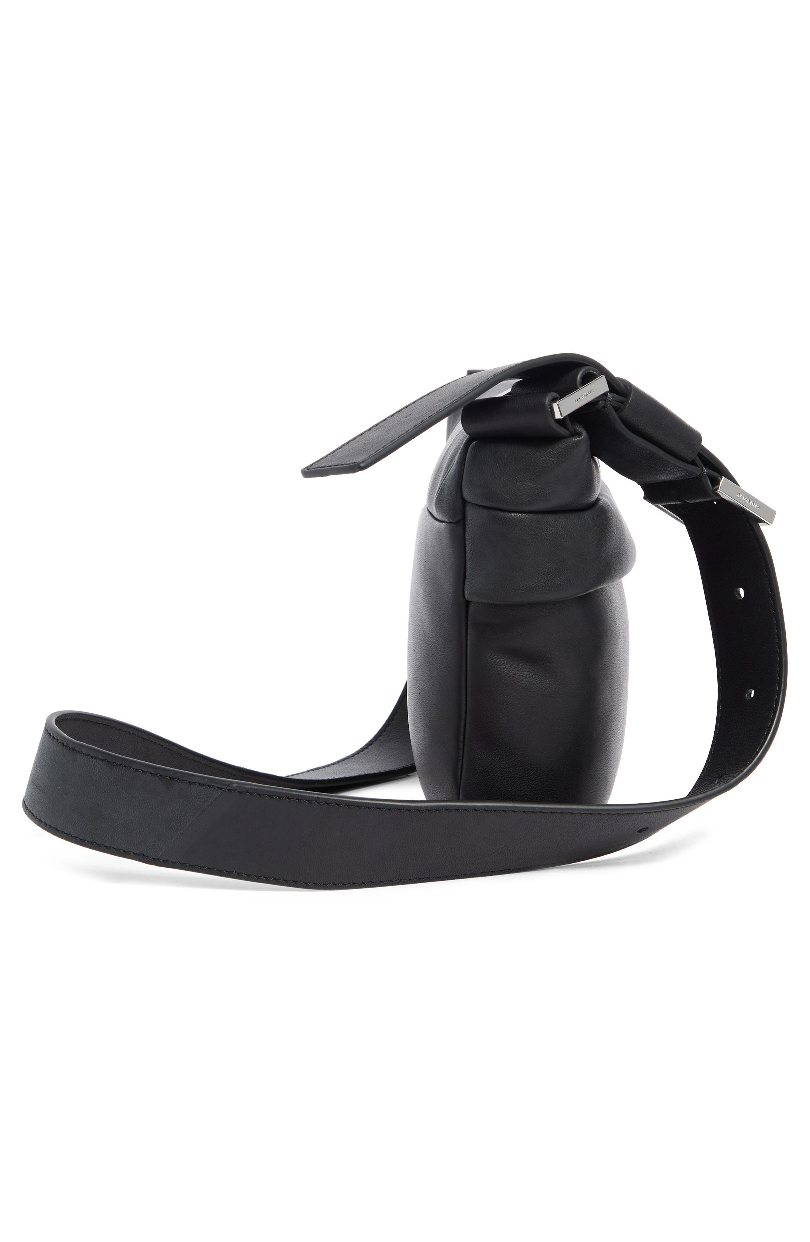 AllSaints Colette Leather Crossbody Bag, Alternate, color, 