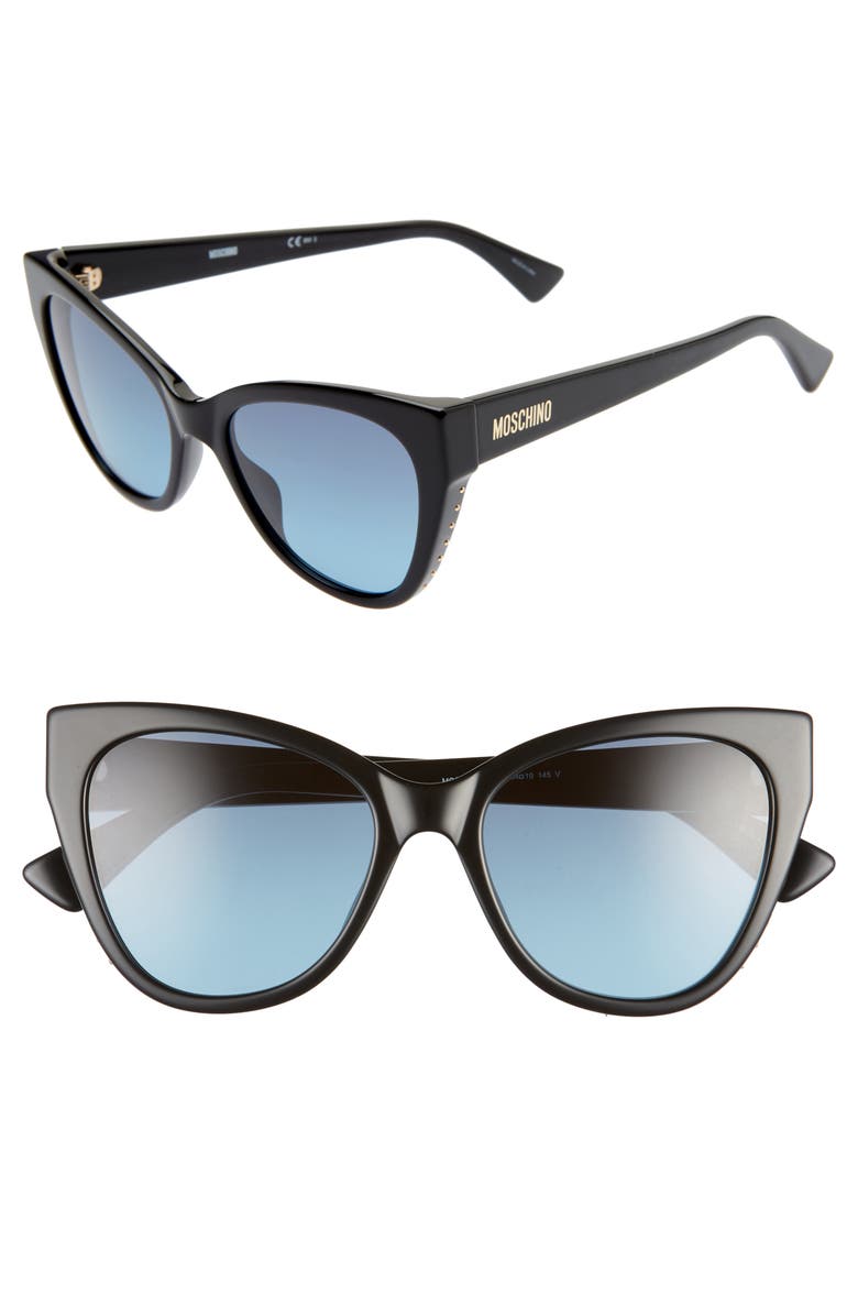 Moschino 54mm Cat Eye Sunglasses, Main, color,