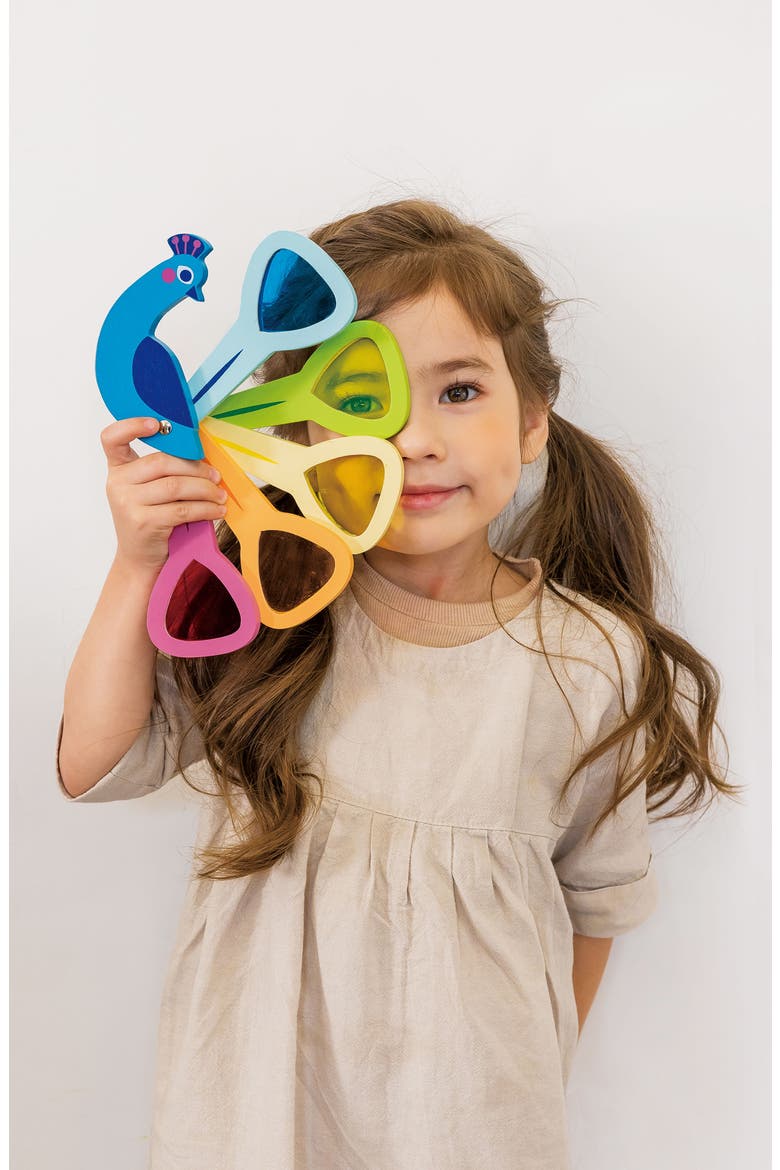 Peacock Colors Toy, Alternate, color, MULTI
