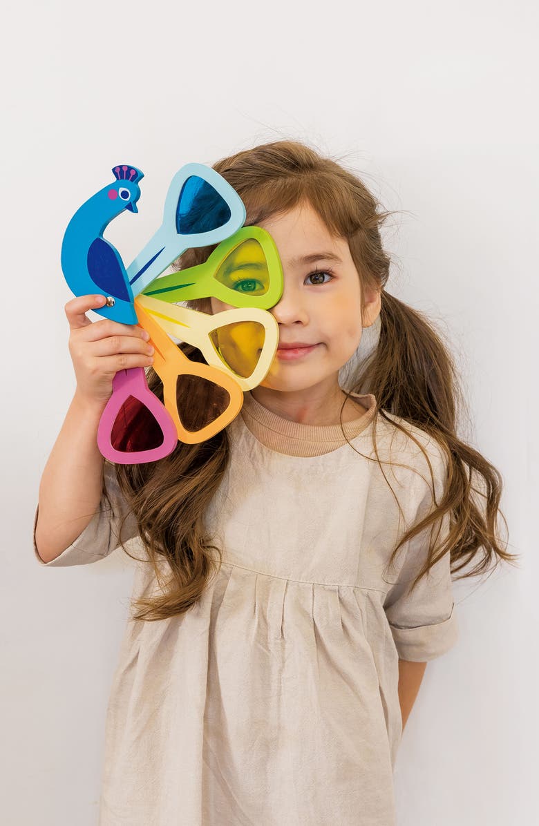 Tender Leaf Toys Peacock Colors Toy, Alternate, color, Multi