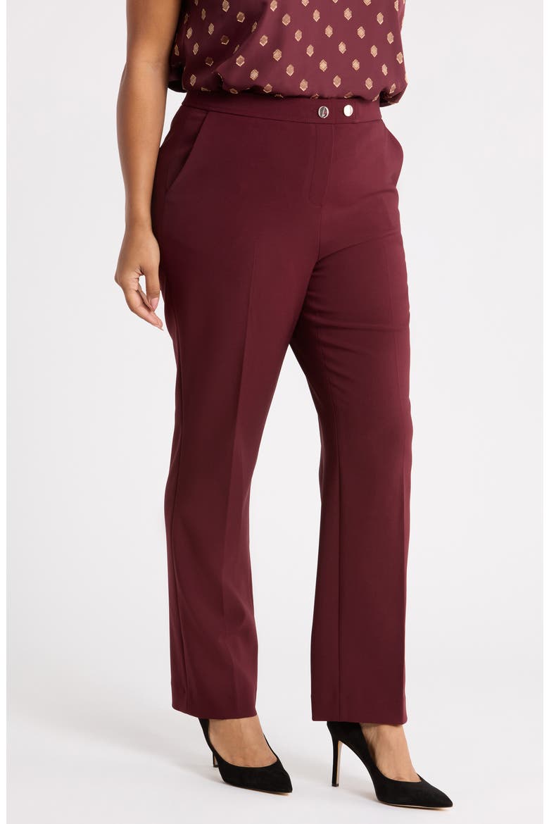 Extended Tab Straight Leg Pants, Alternate, color, BAROLO