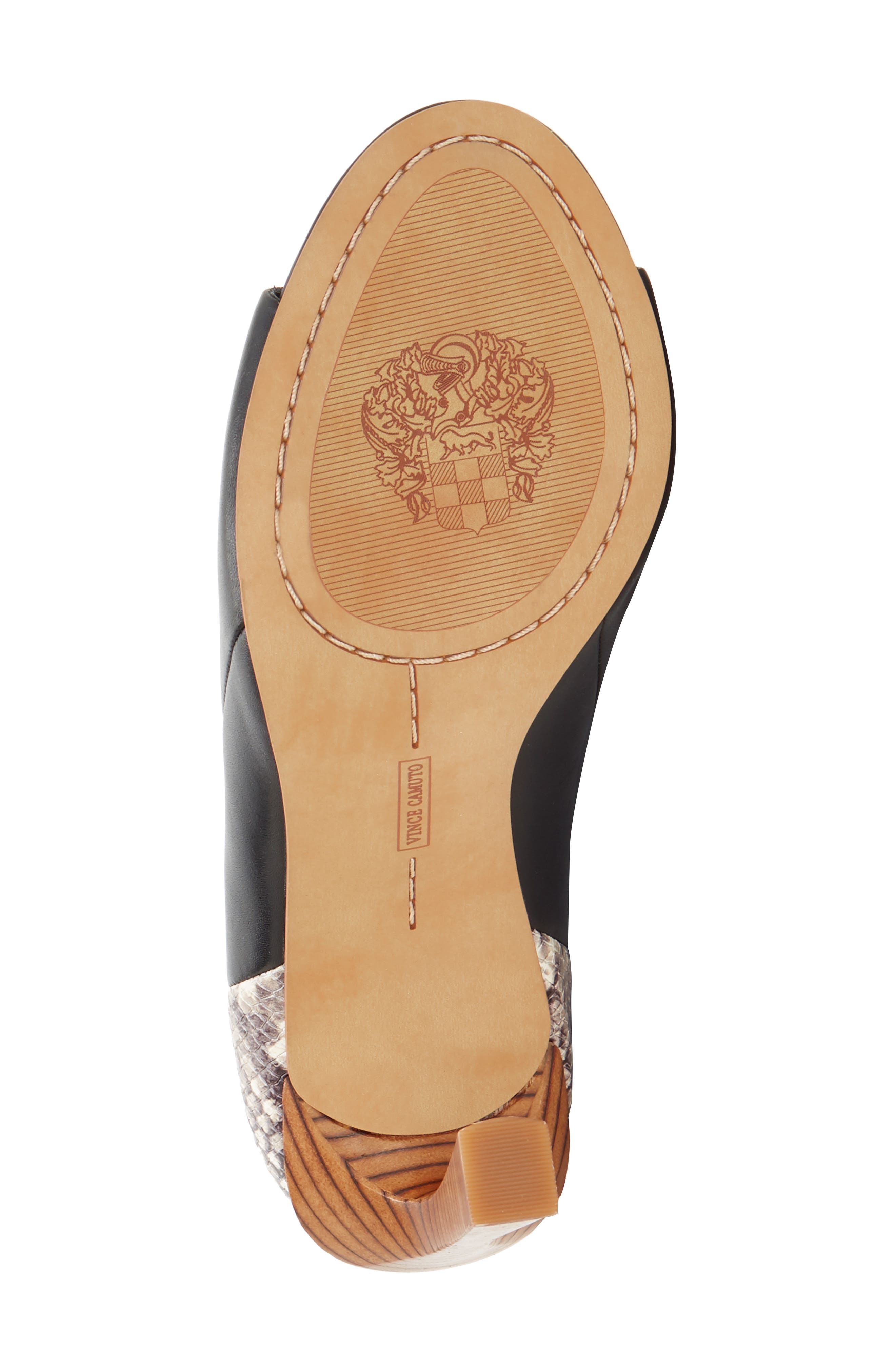 Vince Camuto Artiziana Open Toe Bootie, Alternate, color, 