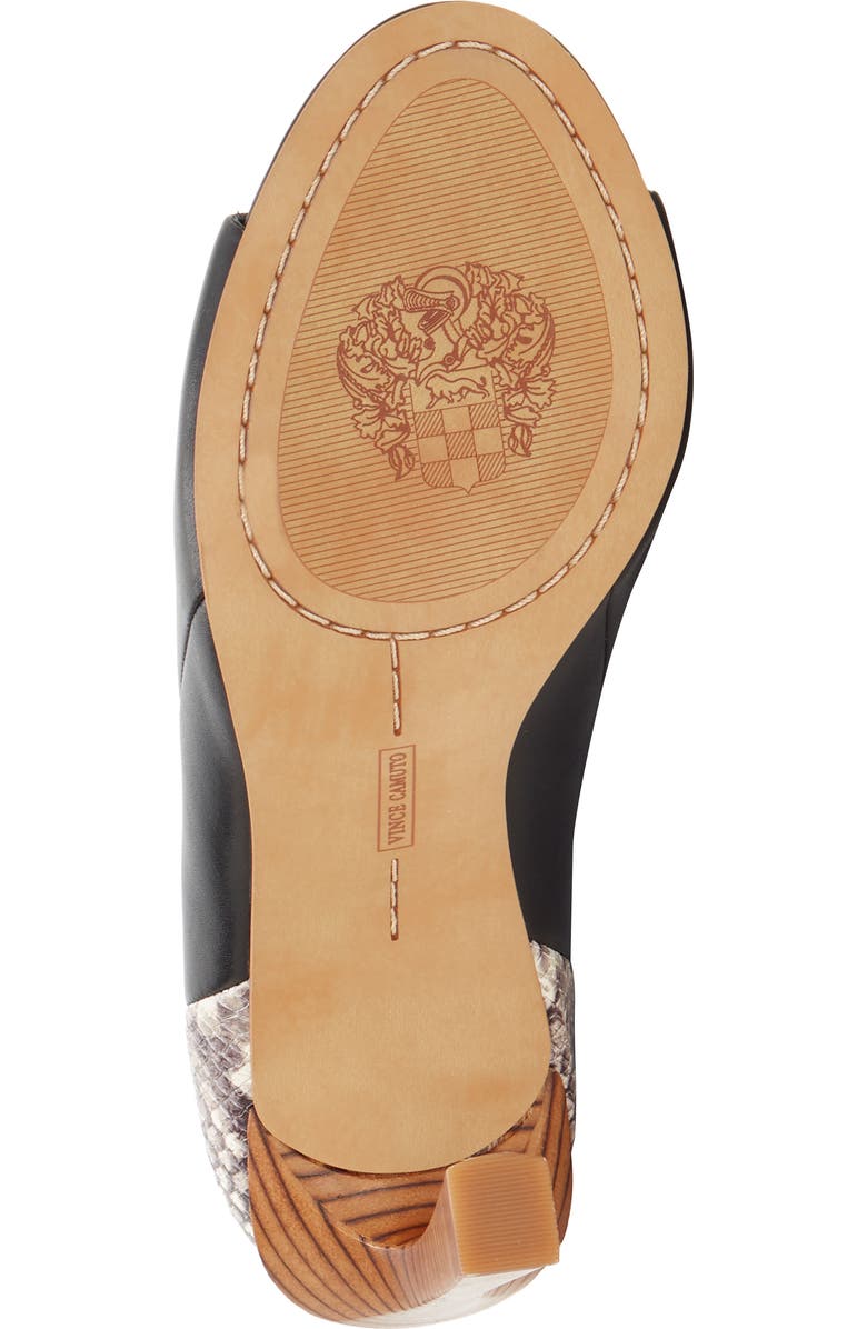 Vince Camuto Artiziana Open Toe Bootie, Alternate, color,