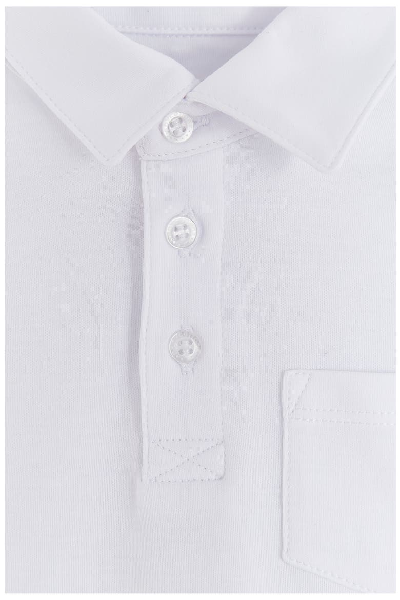College Polo Shirt for Infant, Alternate, color, White