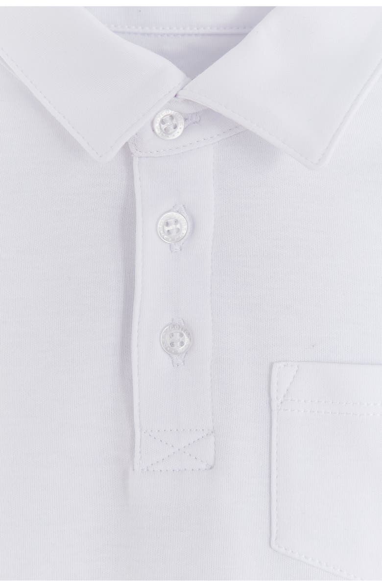 Babycottons College Polo Shirt for Little Kid, Alternate, color, White