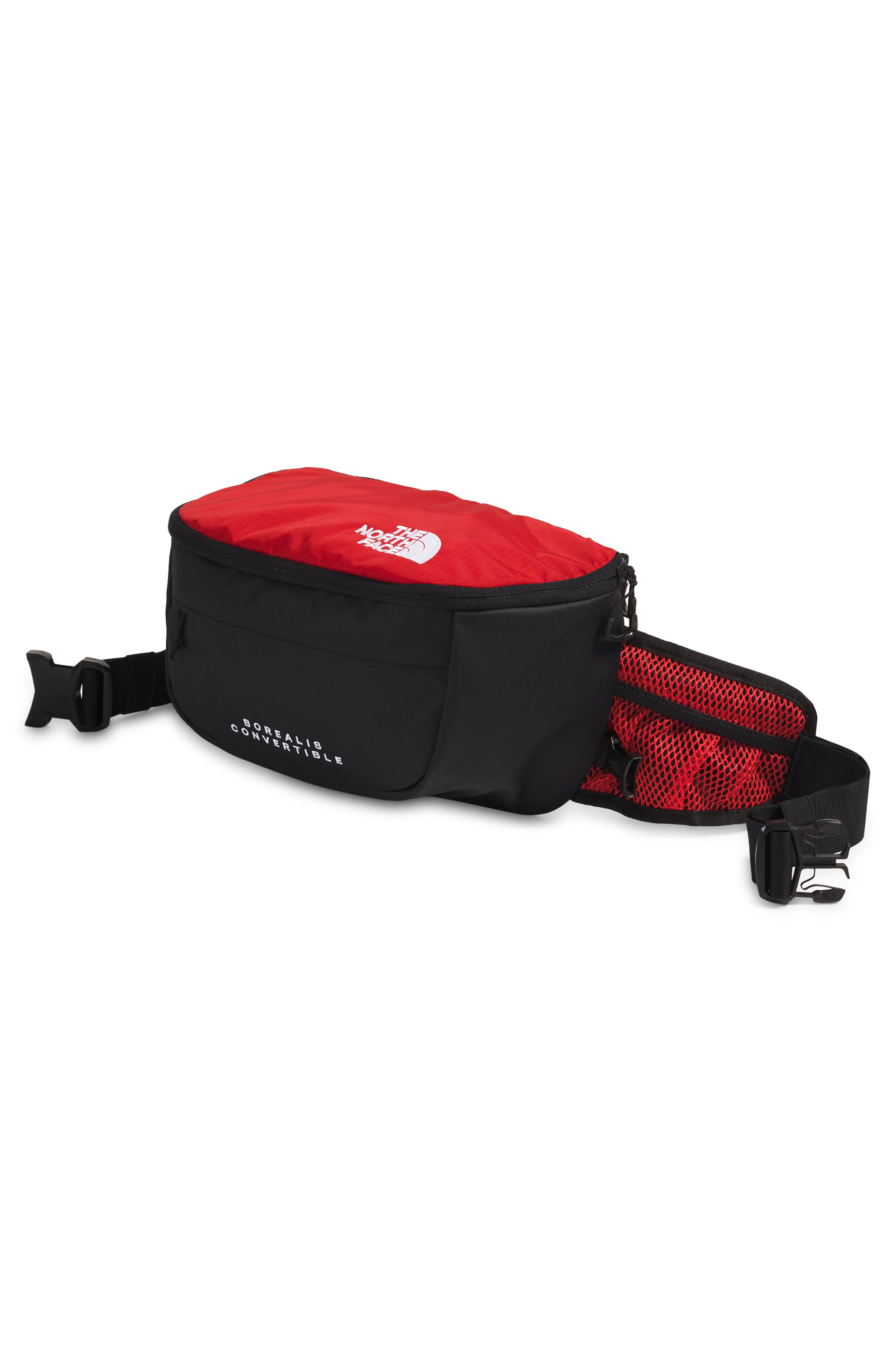 The North Face Borealis Convertible Backpack, Alternate, color, Tnf Red/ Tnf Black
