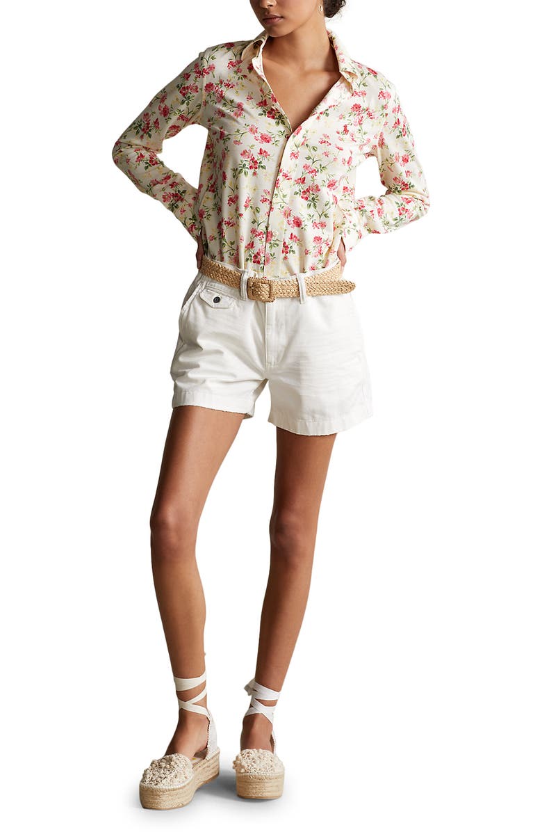 Polo Ralph Lauren Heidi Floral Cotton Button-Up Shirt, Alternate, color,