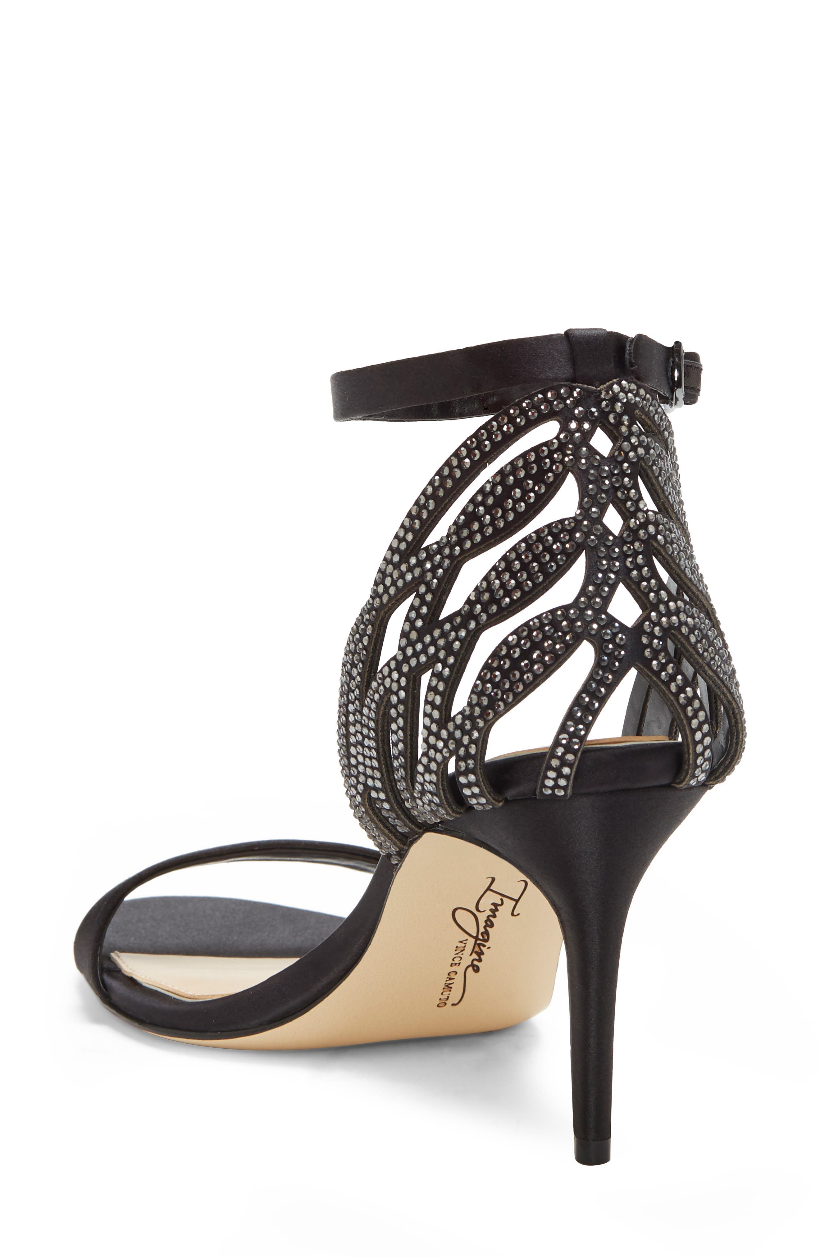 Imagine by Vince Camuto Imagine Vince Camuto Pharra Crystal Ankle Strap Sandal, Alternate, color, 