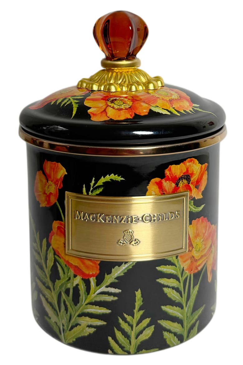 Poppy Small Canister, Main, color, BLACK