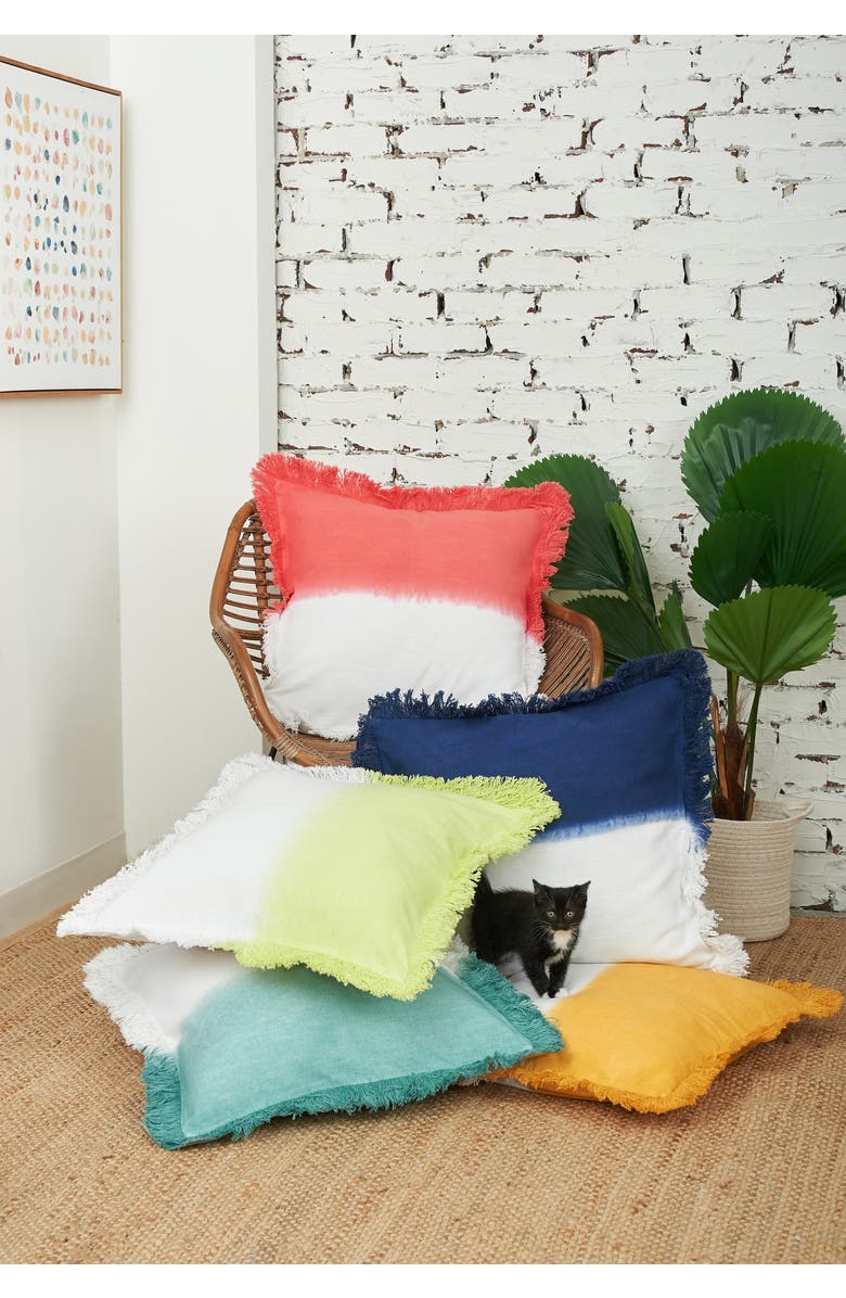 carol & frank Aster Decorative Throw Pillow Collection, Alternate, color, White