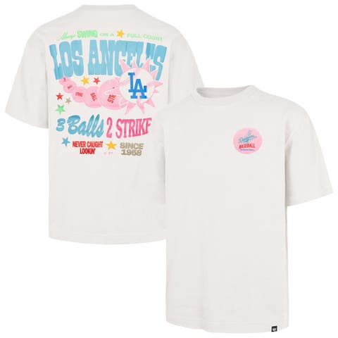 Unisex '47  Cream Los Angeles Dodgers Turnpike Chuck Foundation T-Shirt