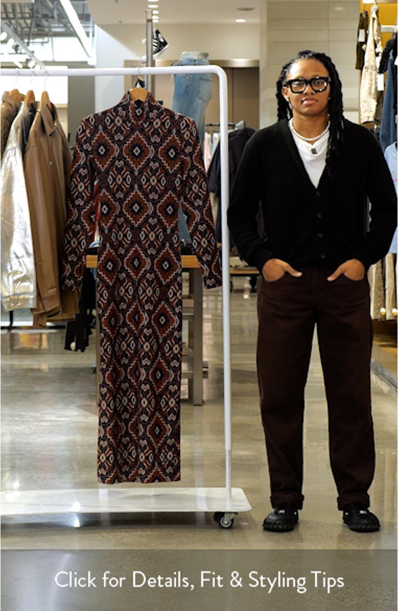 Side Slit Long Sleeve Maxi Dress, sales video thumbnail