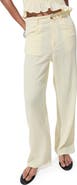 MANGO Texture Balloon Pants