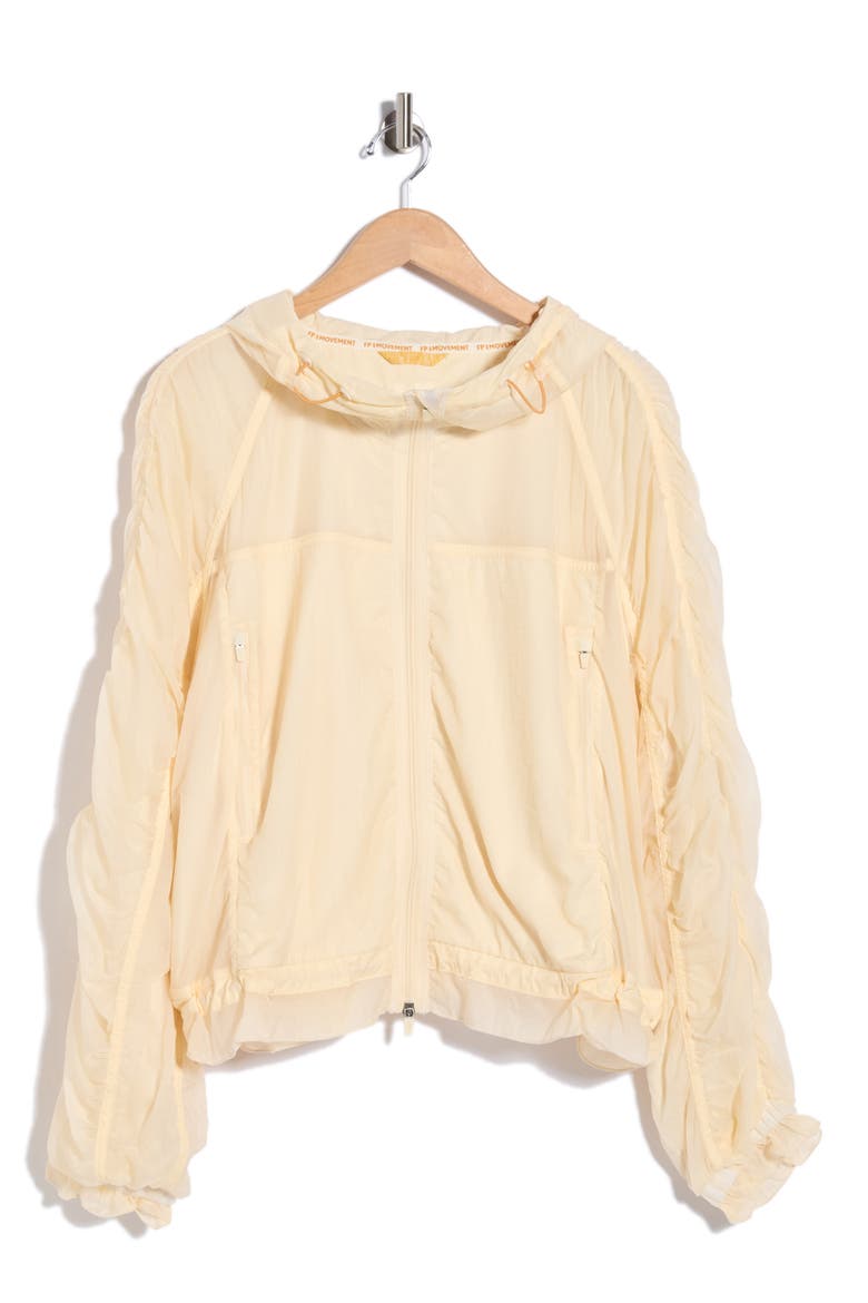 Sheer Bliss Performance Jacket, Alternate, color, YELLOW