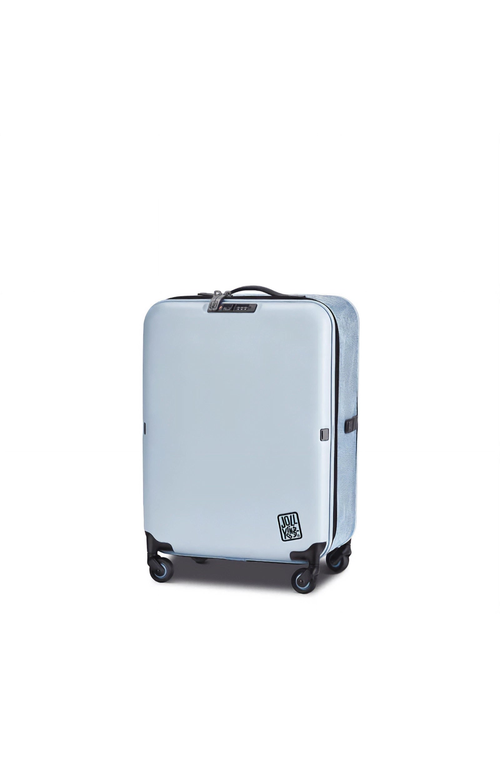 Pixie Mood Collapsible Pebble Carry-on Suitcase In Cyan