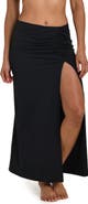 La Blanca Island Goddess Side Slit Cover-Up Skirt