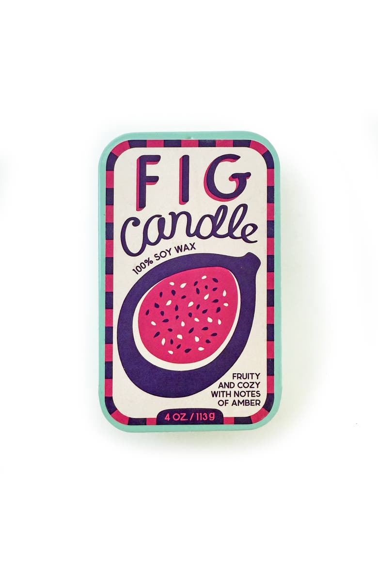 Fig Candle & Tote Gift Set, Alternate, color, Purple