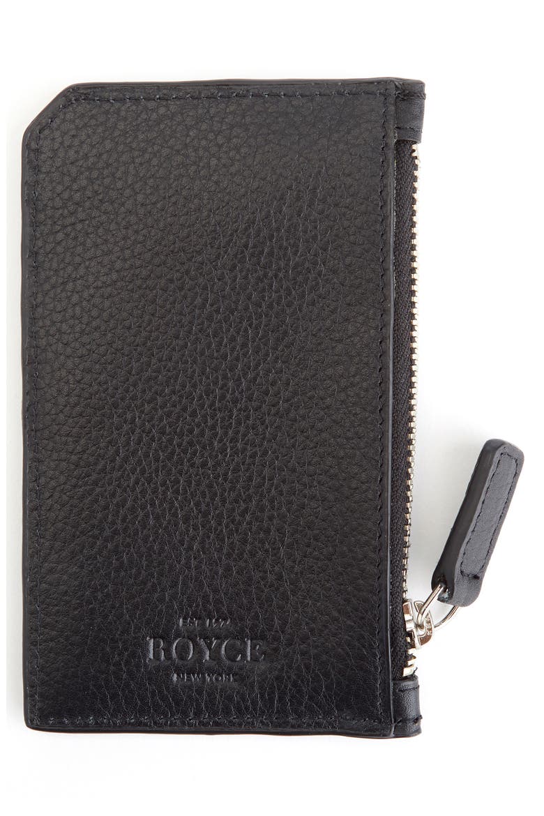 Personalized Card Case, Alternate, color, BLACK- GOLD FOIL