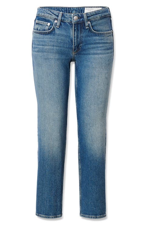 Harlow Low Rise Ankle Straight Leg Jeans (Easton)
