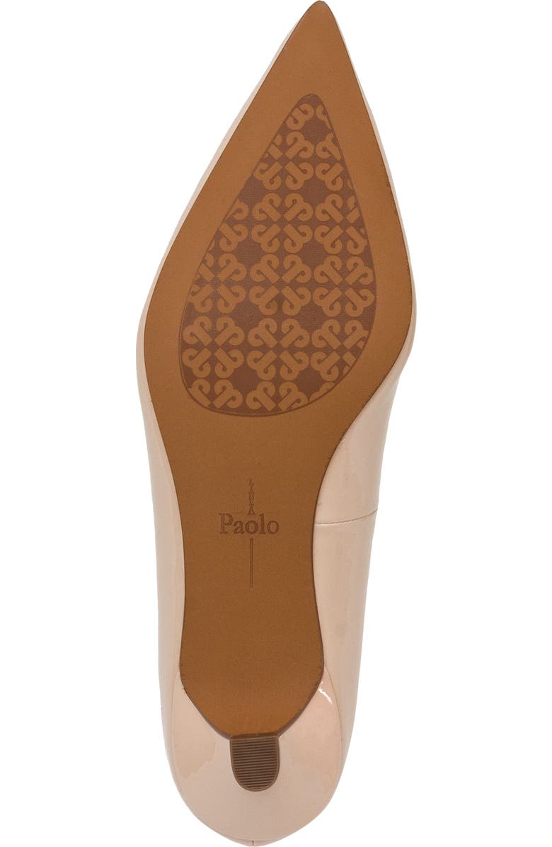 Linea Paolo Banks Patent Kitten Heel Pointed Toe Pump, Alternate, color, Blush