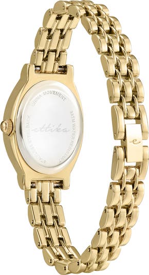 Classic Oval Dial Two-Tone Bracelet Watch