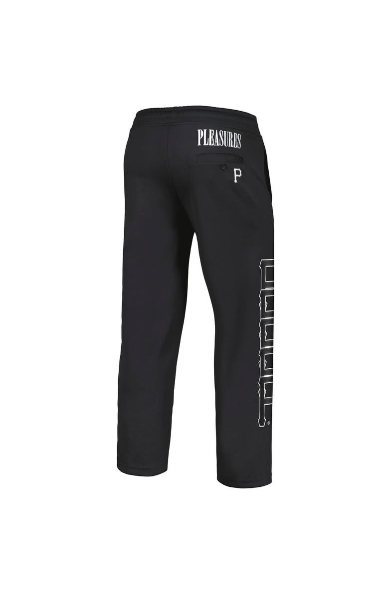 PLEASURES Men's PLEASURES Black Pittsburgh Pirates Pitcher Track Pants, Alternate, color, Black