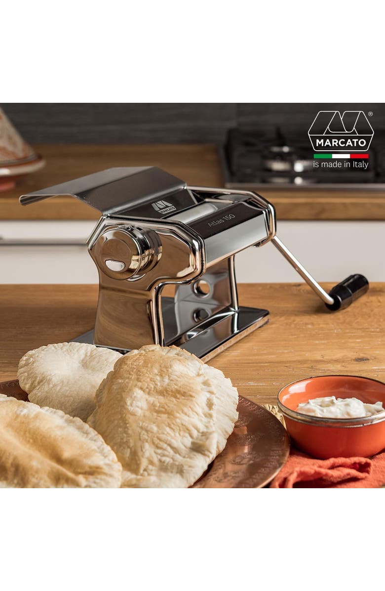 Marcato Atlas 150 Slide Pasta Machine, Made in Italy, Alternate, color, 