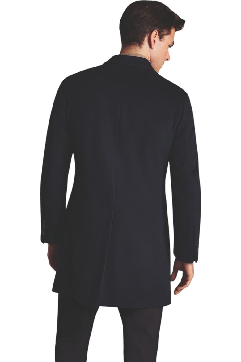 Pure Wool Overcoat, Alternate, color, Navy