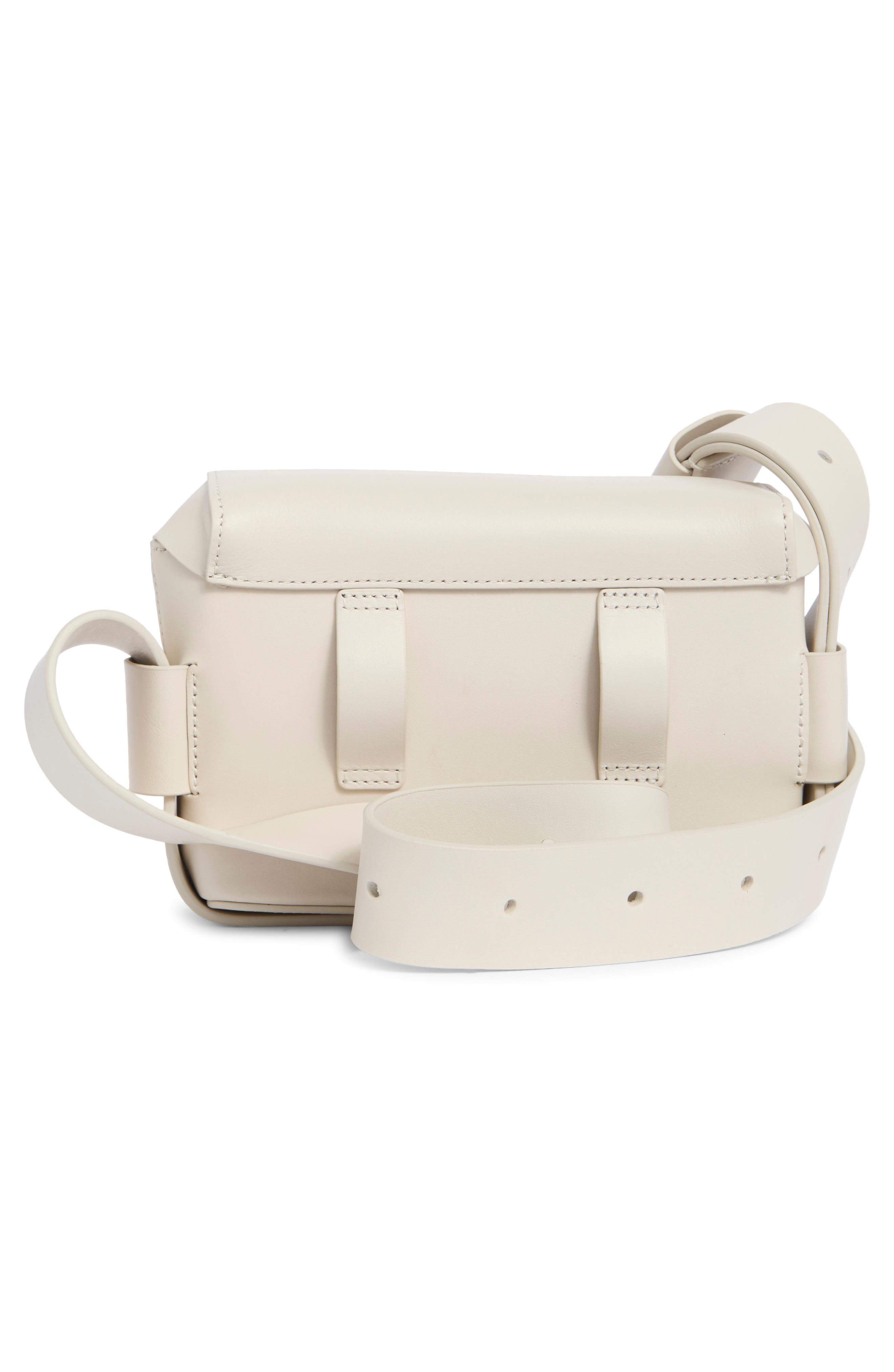 Frankie Leather Crossbody Bag, Alternate, color, PAMPAS WHITE