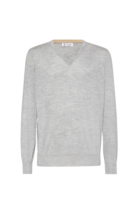 Cashmere and silk sweater