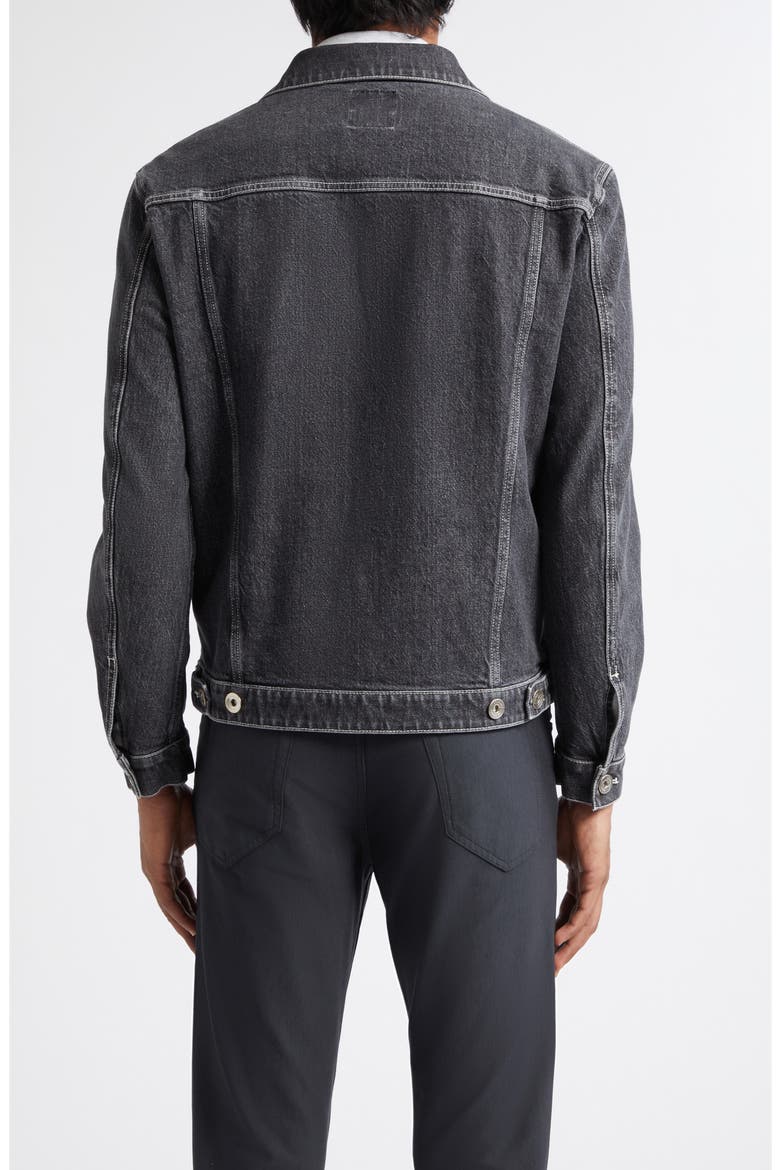 Stretch Denim Jacket, Alternate, color, 22 BLACK