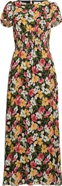 Reformation Drusilla Floral Print Maxi Dress