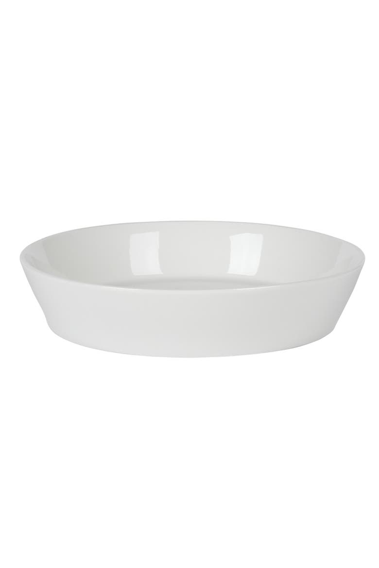 Selma 16-Piece Plates and Bowls Dinnerware Set, Service for 4, Alternate, color, White