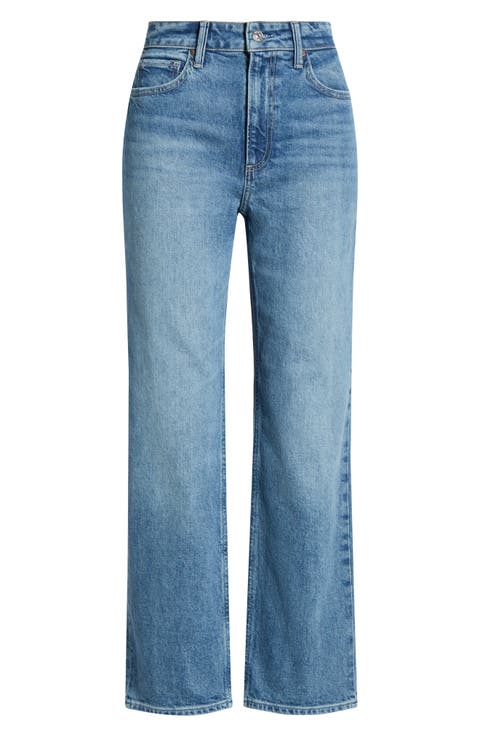 Stevie High Waist Ankle Straight Leg Jeans (Rivage)