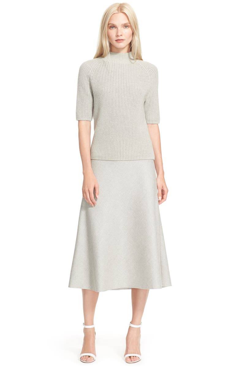Theory 'Jodi' Cotton & Cashmere Short Sleeve Sweater, Alternate, color, 
