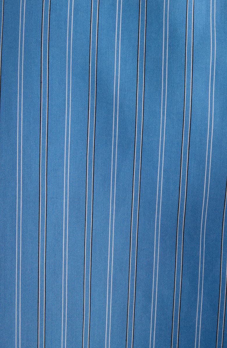 Acne Studios Roffia Stripe Overisze Button-Up Shirt, Alternate, color, Blue Multi