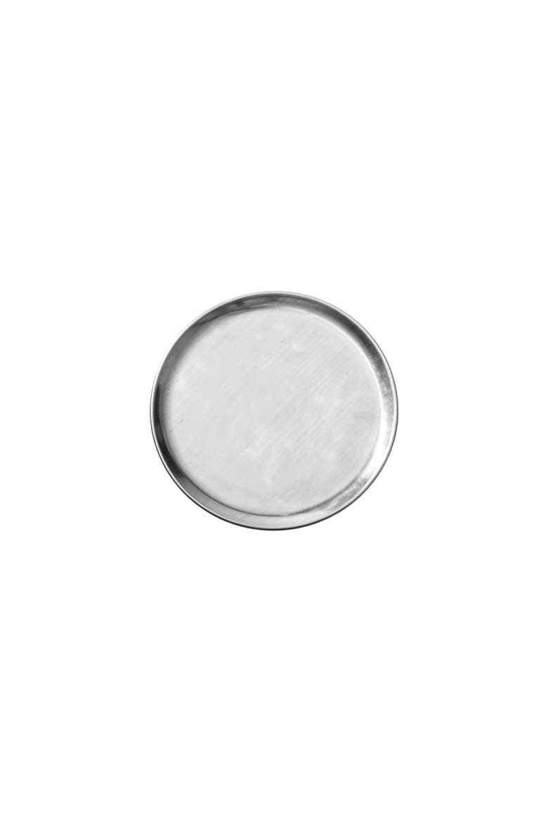 Aluminum Round Tray, Main, color, Silver